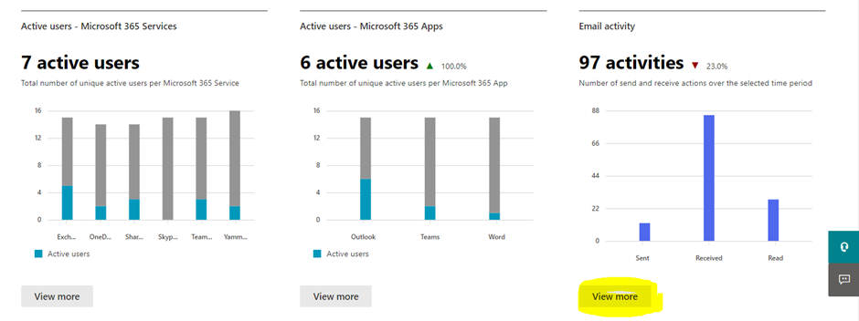 Export Current mailbox size report in Office 365