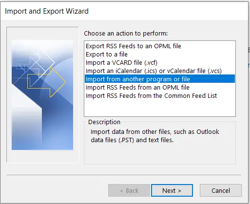 import pst, How to Migrate Emails using Outlook