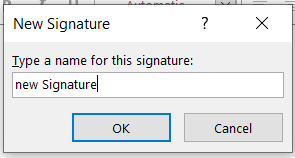 How to add Email Signature in Outlook