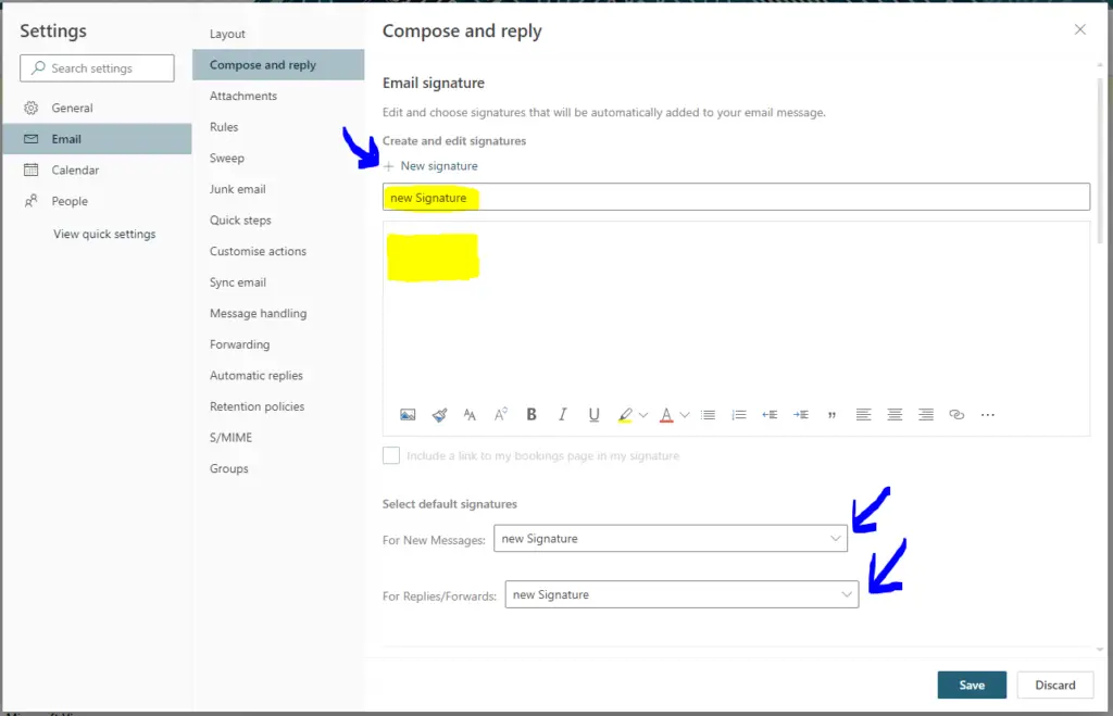 How to add Email Signature in Outlook
