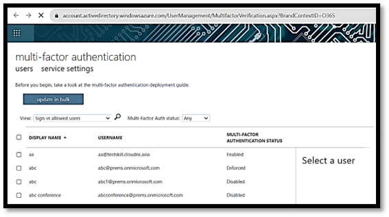 How to Reset MFA for a User account