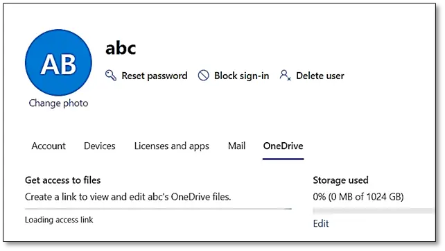 Access User OneDrive without its Password in Office 365