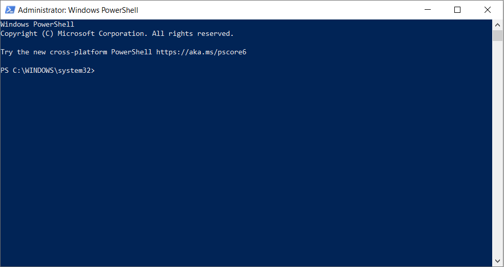 powershell as admin